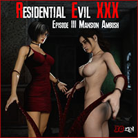 Residential Evil XXX (part 3) Mansion Ambush