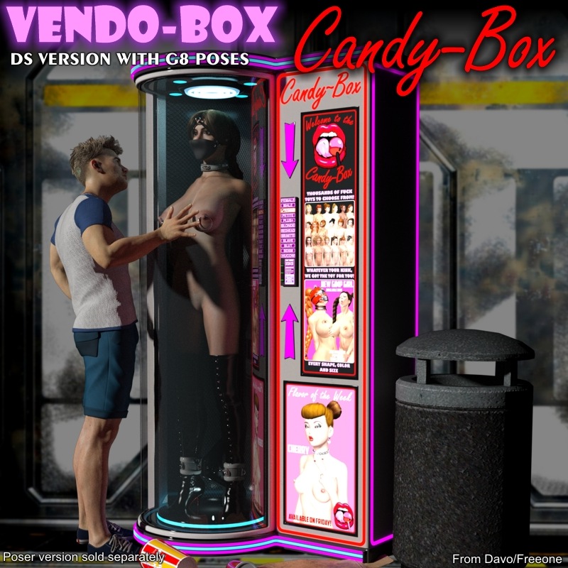 VendoBox "Candy-Box" For DazStudio