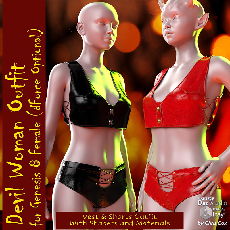 Devil Woman Outfit For G8F