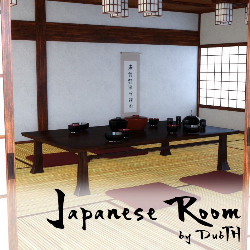 Japanese Room For Iray