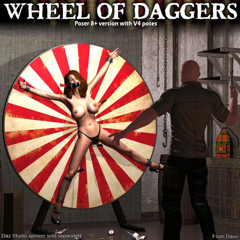 "Wheel Of Daggers" For Poser