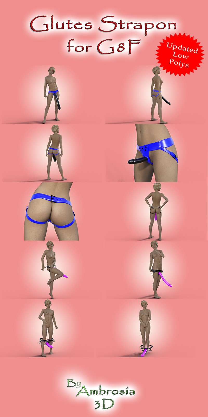 Glutes Strapon For G8F