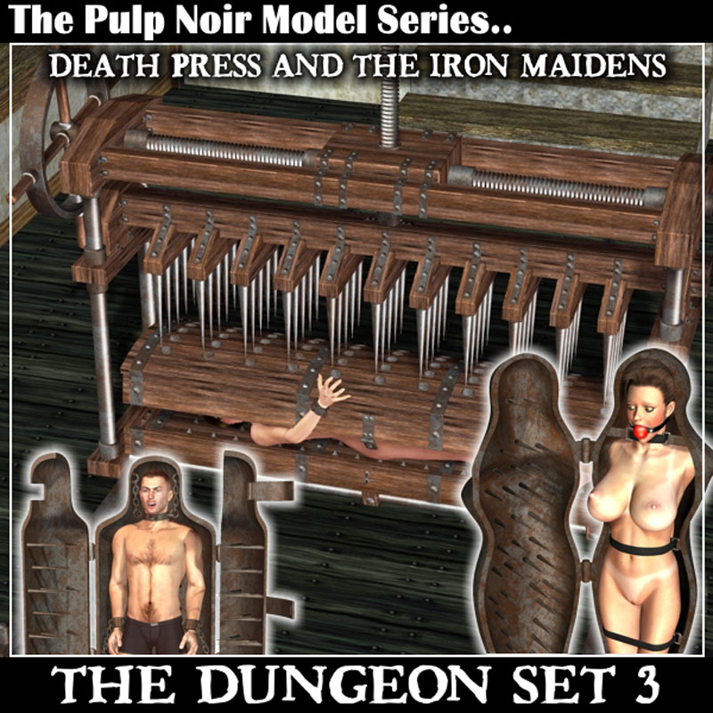 Davo's Pulp Noir Series "Dungeon Set 3: Death Press and the Iron Maidens"