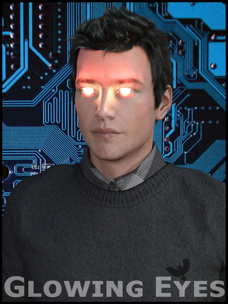 Glowing Eyes For Genesis 3 Male(s)