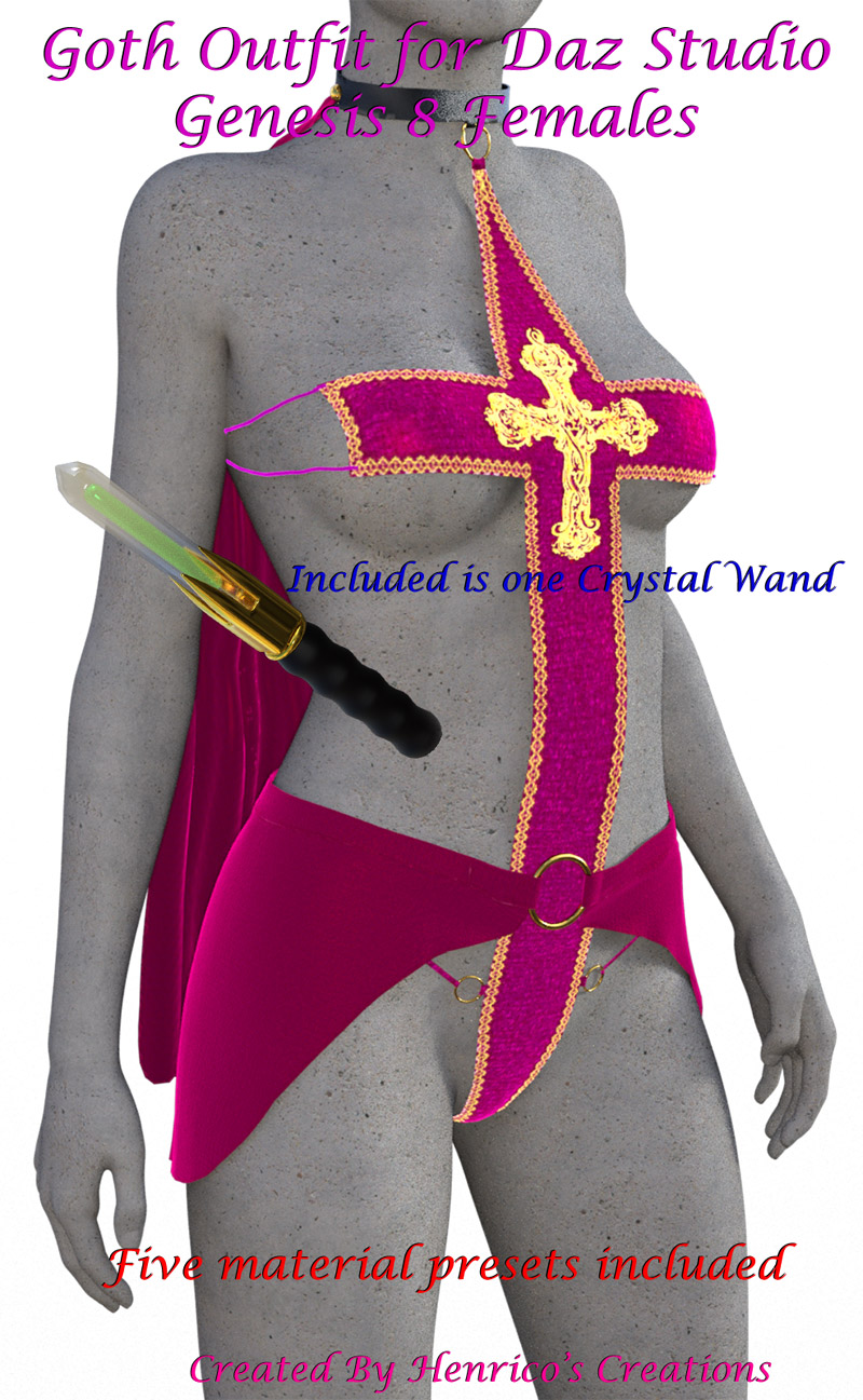 Goth Cult Outfit For G3 and G8 Females