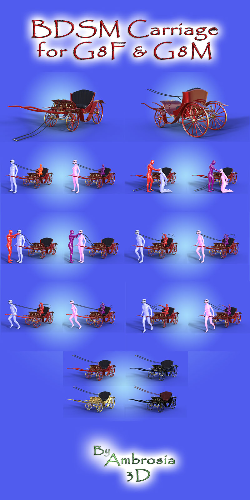 BDSM Carriage For G8F & G8M