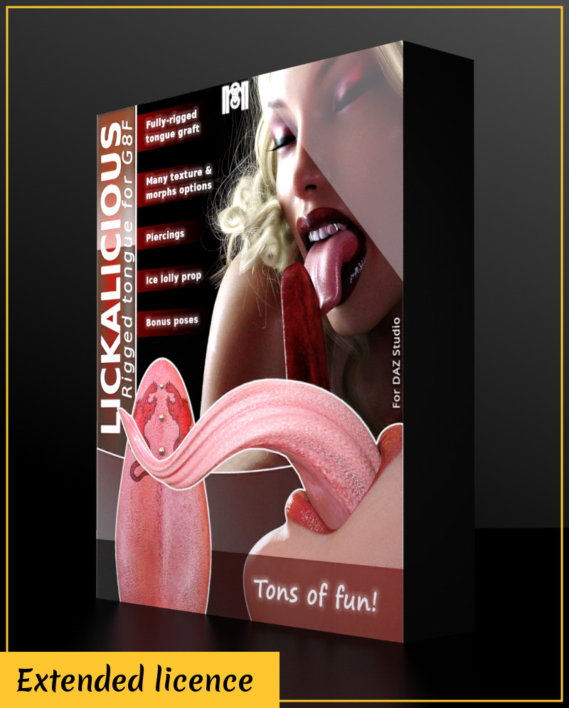 Lickalicious For Genesis 8 Female-Extended Licence