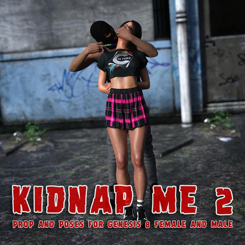 Kidnap Me Poses 2 For Genesis 8 And 9