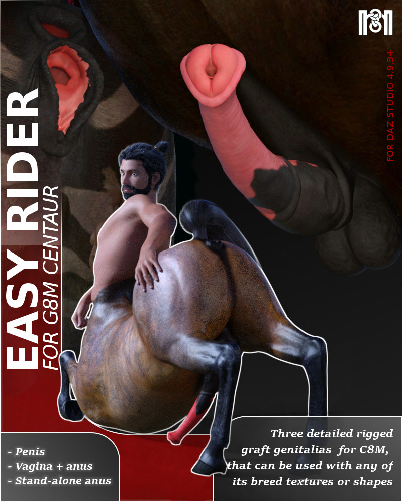 Easy Rider For Genesis 8 Male Centaur