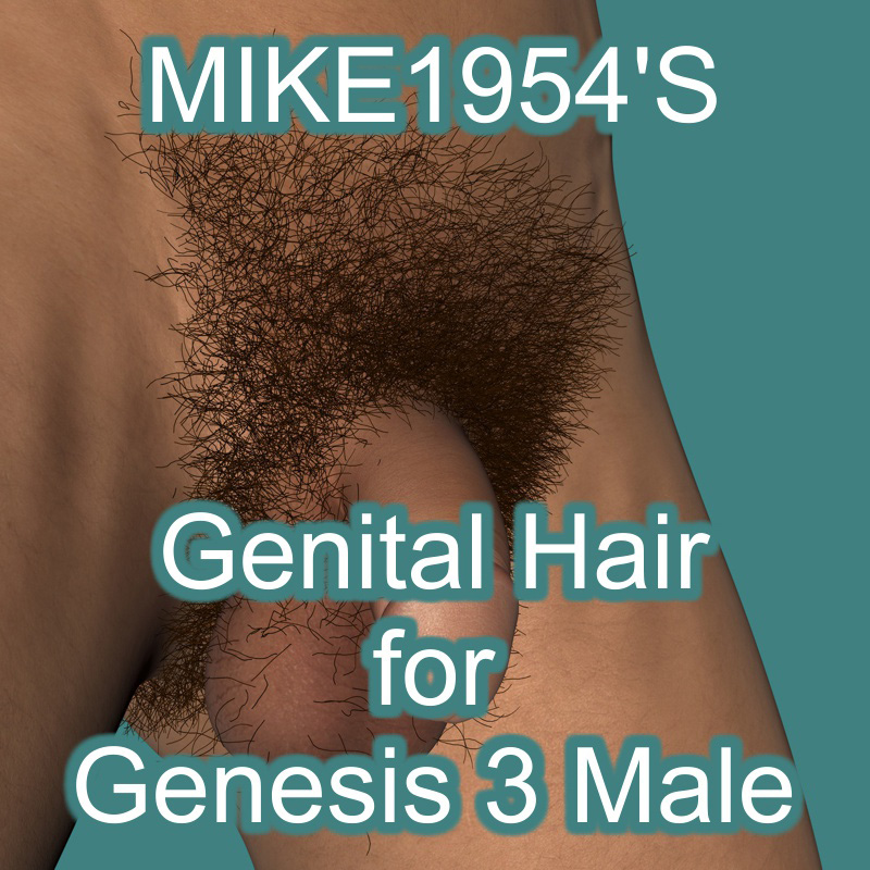 Genital Hair for Genesis 3 Male