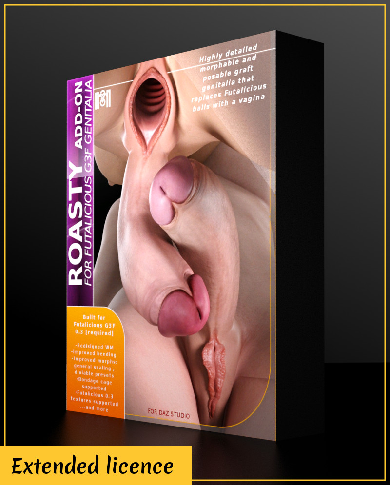 Roasty Add-On For Genesis 3 Female-Extended Licence