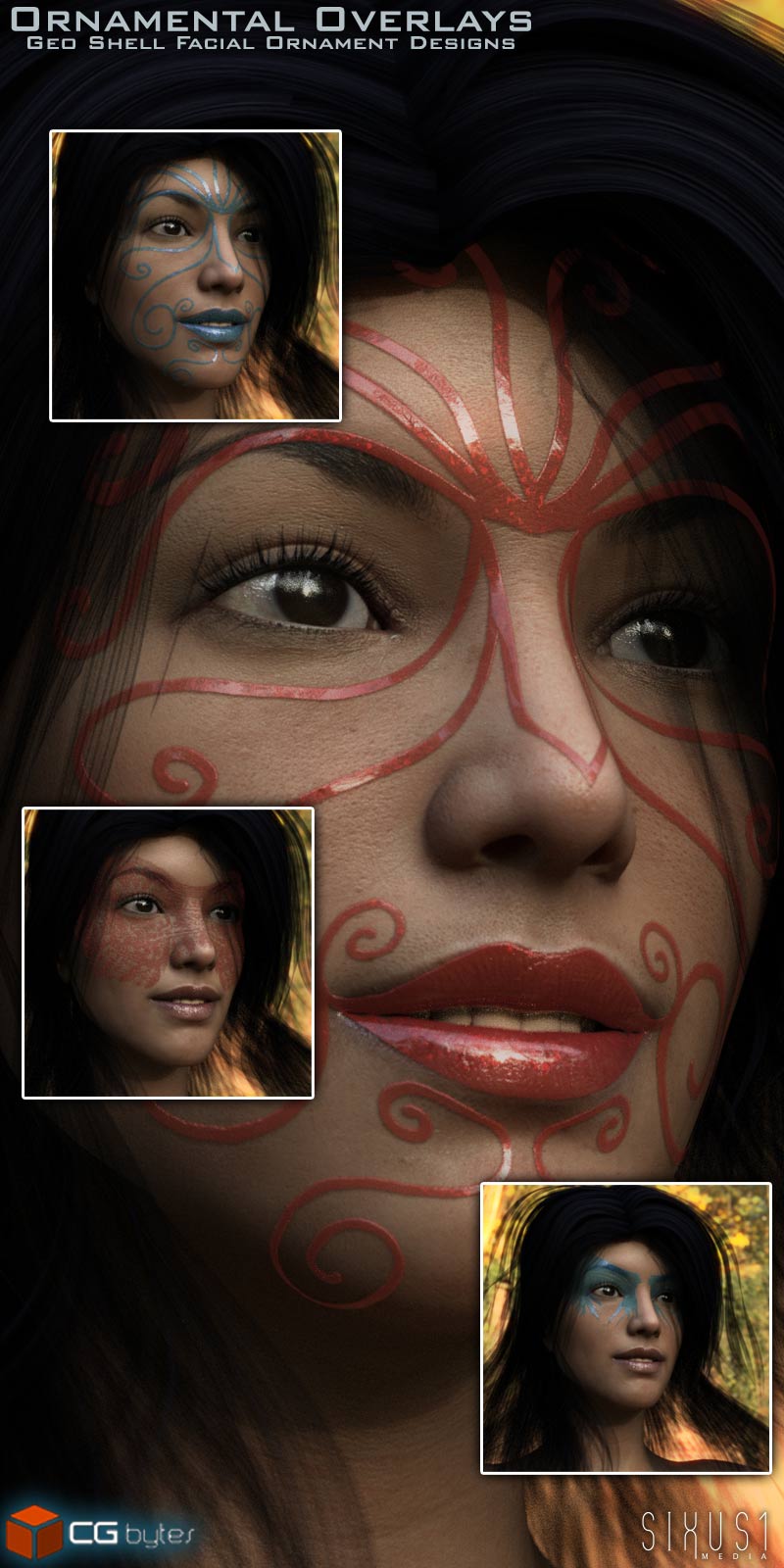 ArtDev Geoshells - Ornamental Overlays G3F