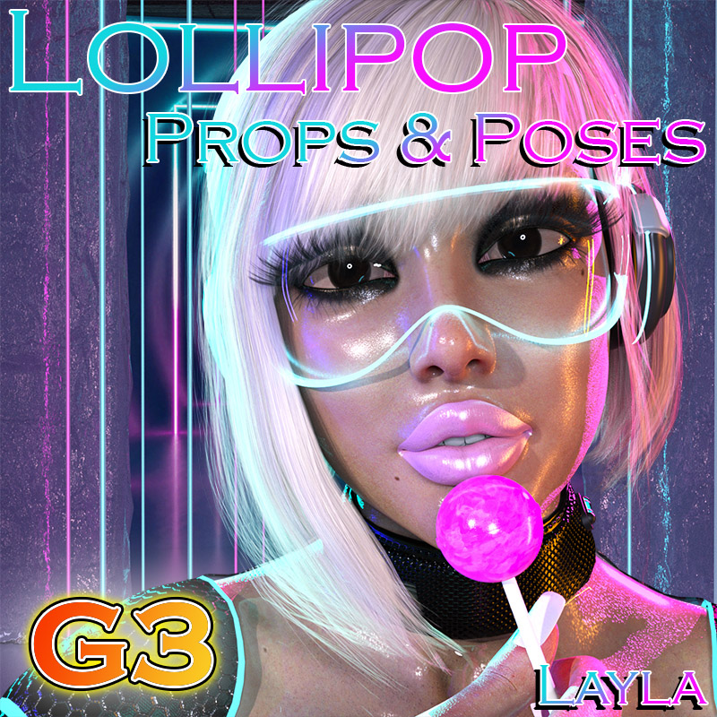 Lollipop Props and Poses G3
