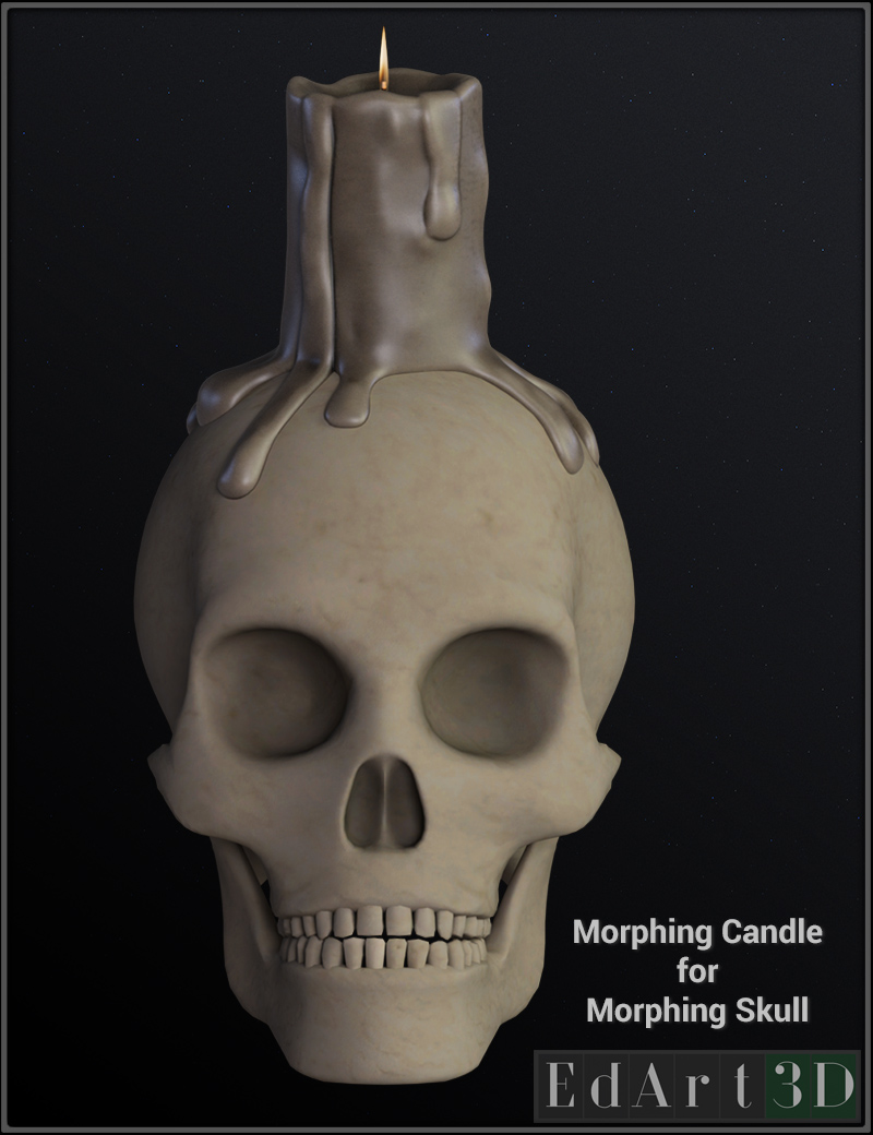 MORPHING CANDLE FOR MORPHING SKULL