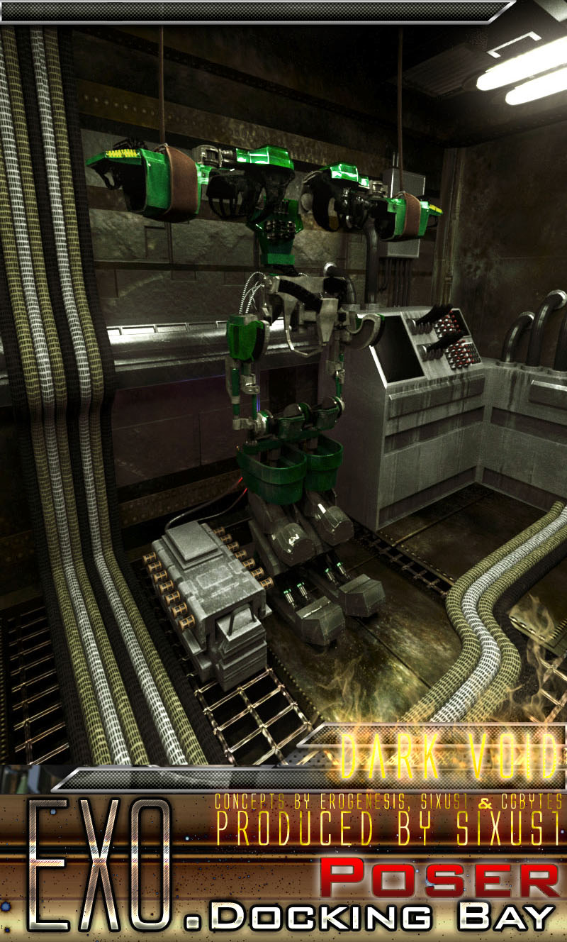 Dark Void Exo Docking Bay Poser
