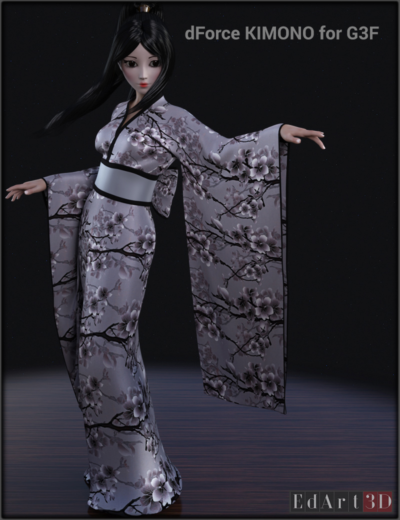 dForce Kimono For G3F
