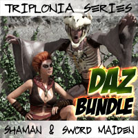 Triplonia Shaman And Swordmaiden Bundle For DS