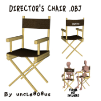 Director's Chair 3D Object
