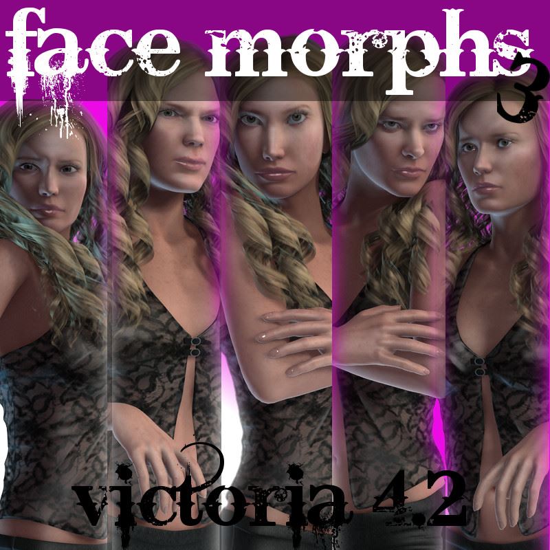 Farconville's Face Morphs for Victoria 4.2 Vol.3