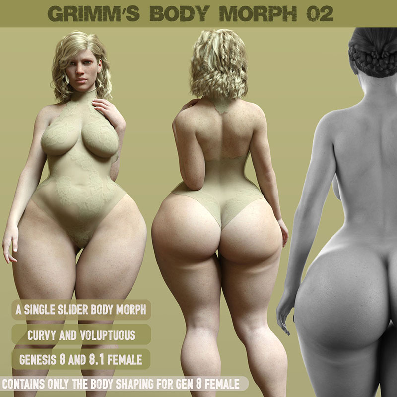 Body Morph 02 for Genesis 8 Female