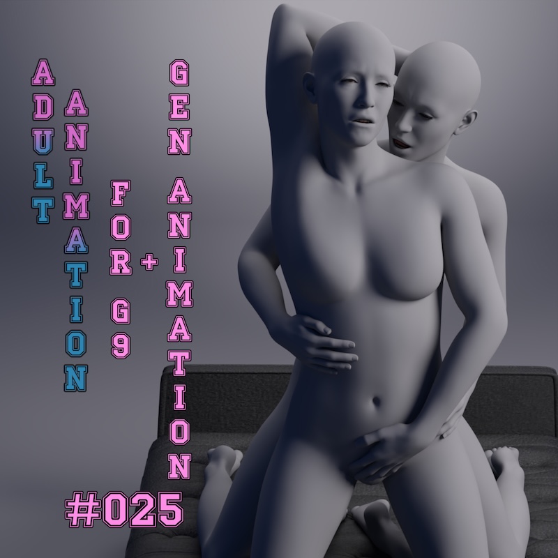 Adult Animation for G9 and Genitals #025