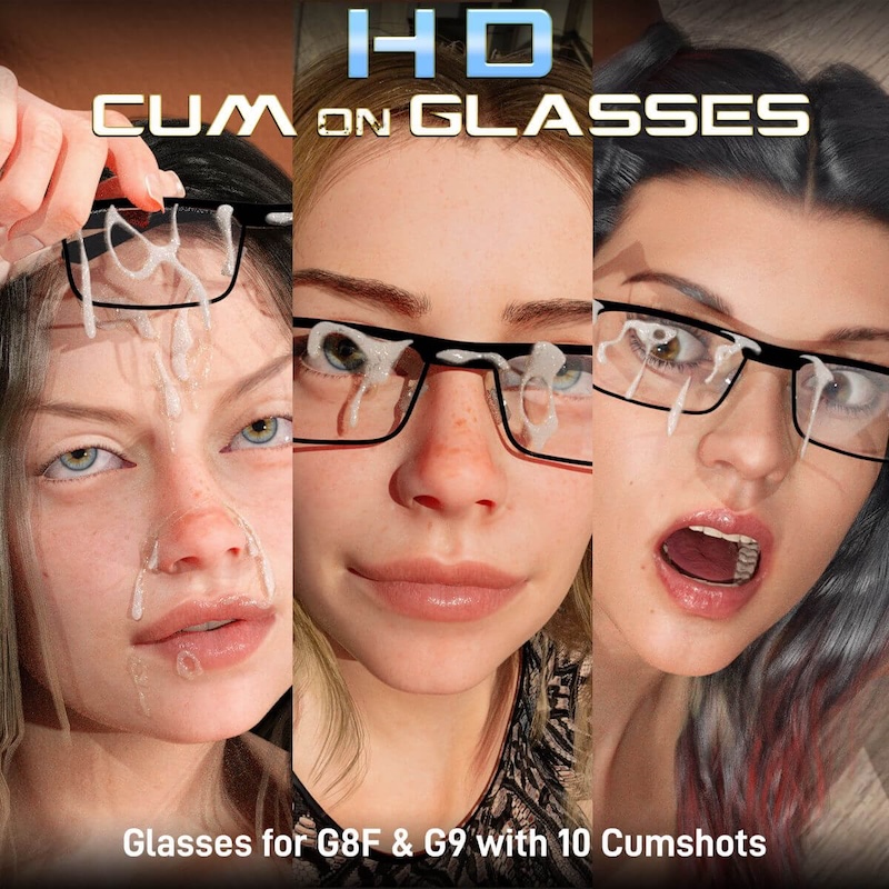 HD Cum on Glasses