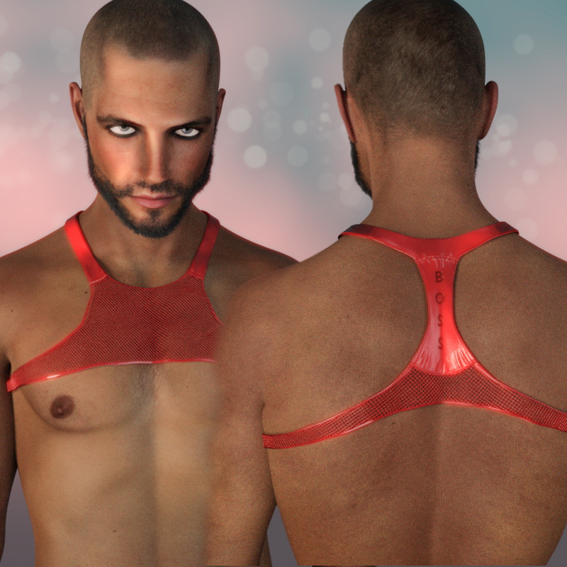 Latex Top For Genesis 8 Male