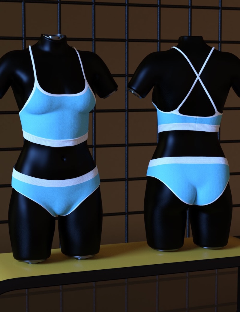 3DL Sporty Swim For Genesis 9