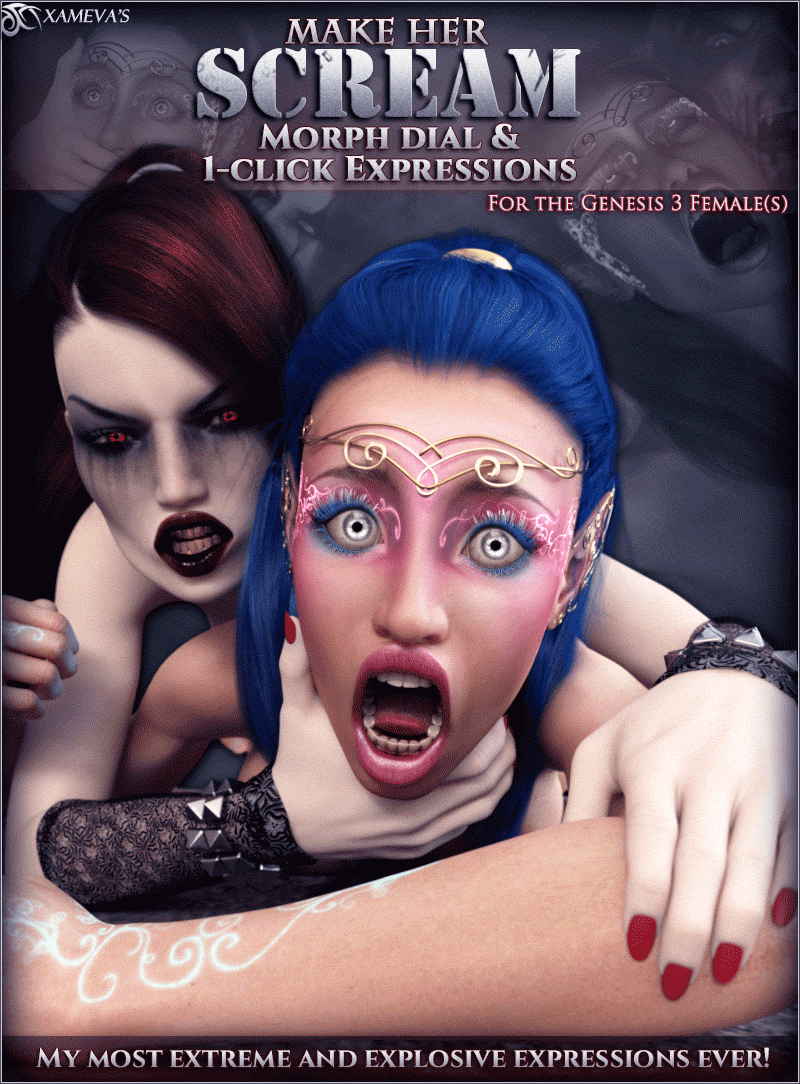 Make Her Scream - Morph Dial And One-Click Expressions For G3