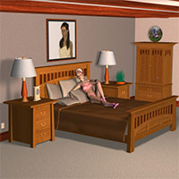 Mission-Style Bedroom Set