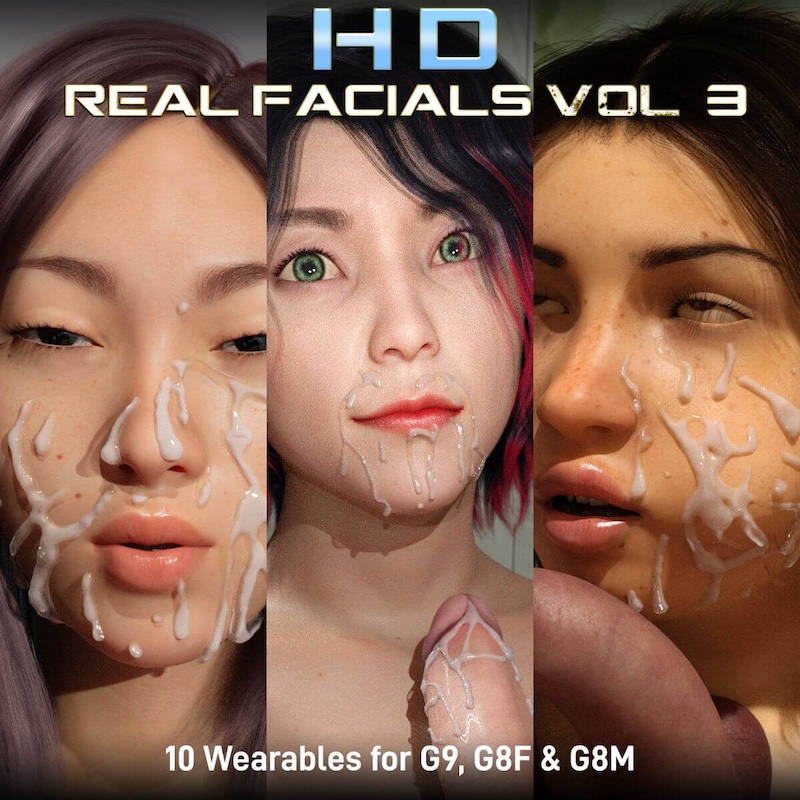 HD Real Facials for G9 G8F and G8M Volume 3