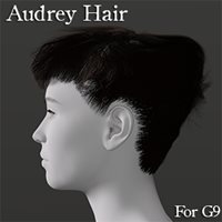Audrey Hair for Genesis 9
