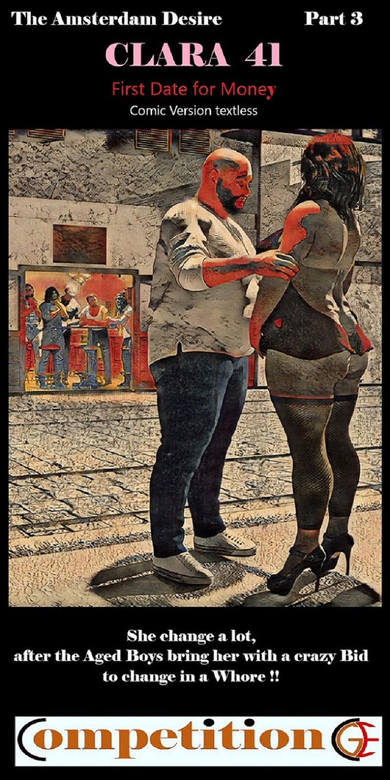 Clara 41. The Amsterdam Desire Part 3,  First Date for Money Comic Version textless