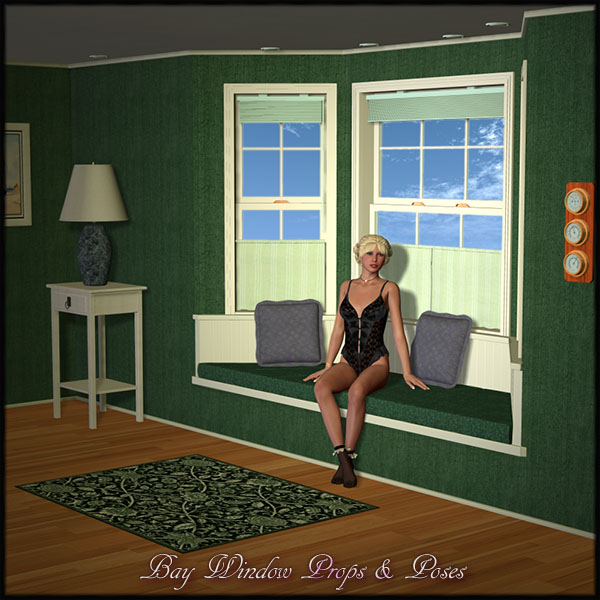 Richabri's Bay WIndow Props & Pose Set