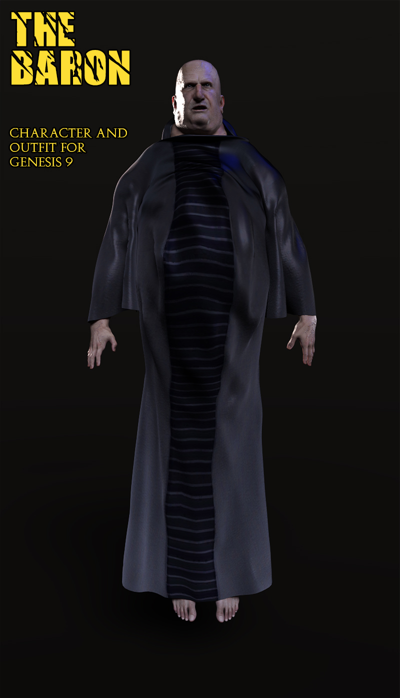 The Baron Character and outfit for Genesis 9