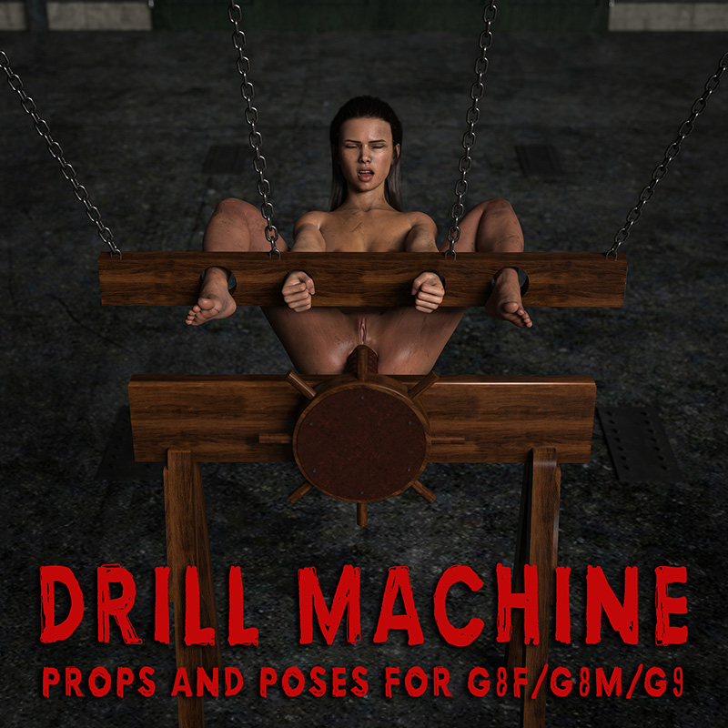 Drill Machine Prop And Poses for G8F/G8M/G9
