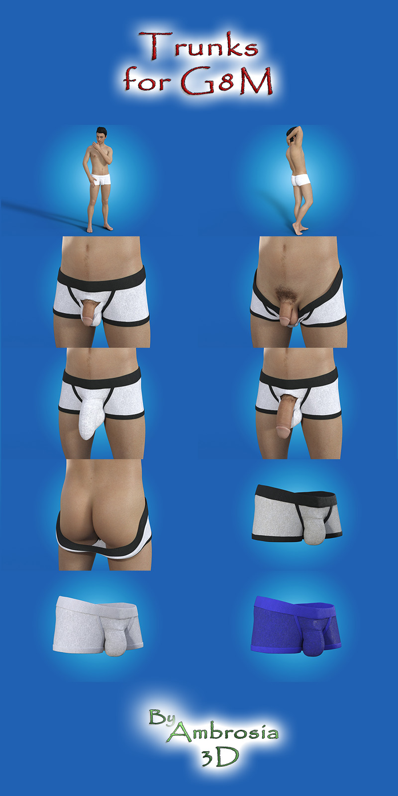 Ambrosia3D Trunks For G8M