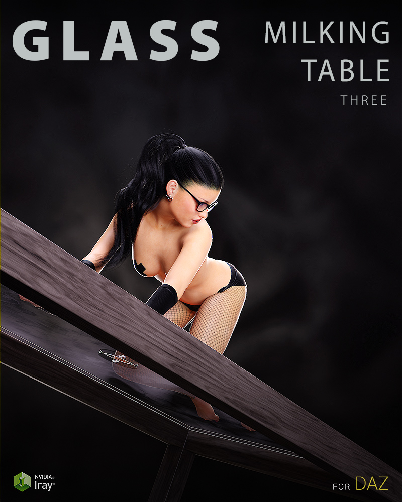 Milking Glass Table