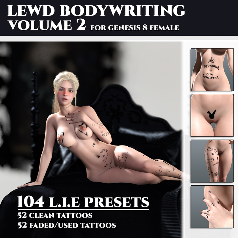 Lewd Body Writing for G8F Volume 2