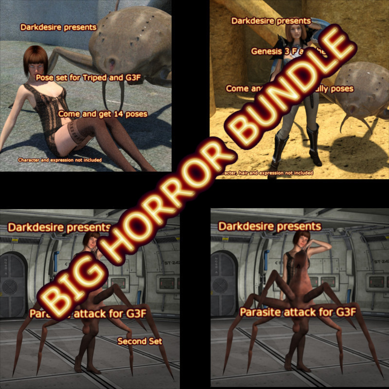 Big Horror Bundle For G3F