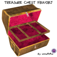 Treasure Chest FBX OBJ