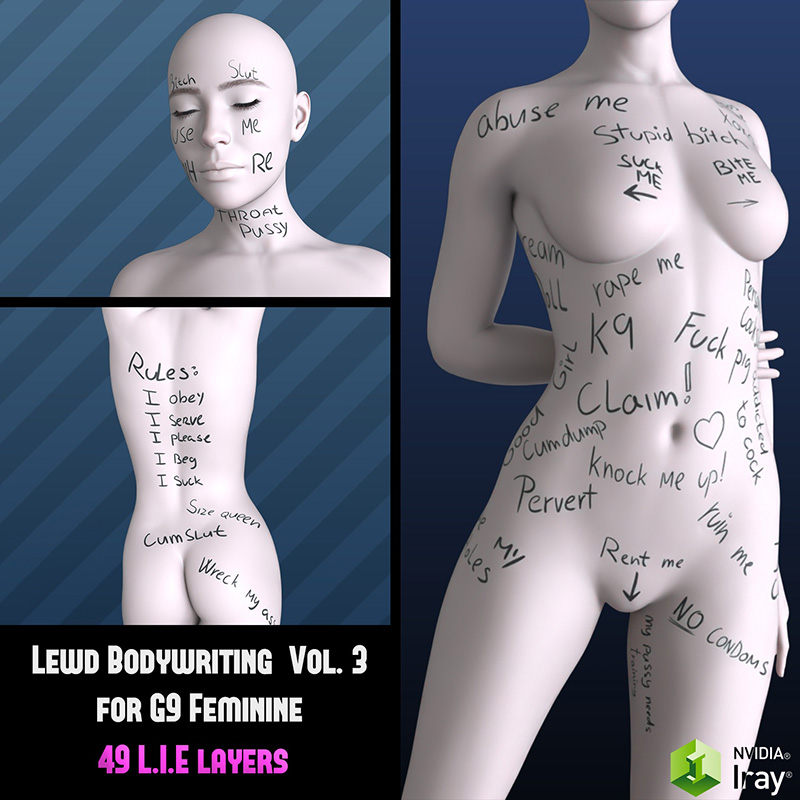 Lewd Body Writing for G9 - Vol 3