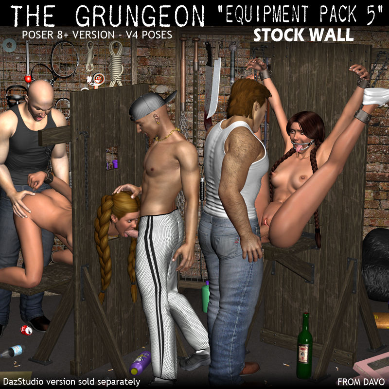 The Grungeon "Equipment Pack 5" For Poser