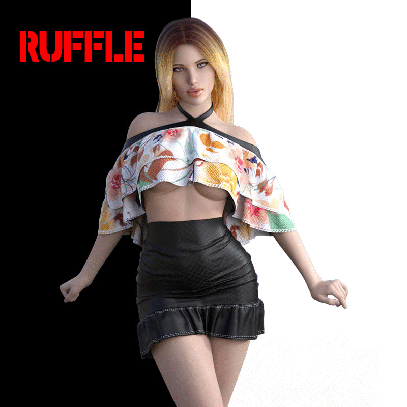 dforce RUFFLE DRESS G8F