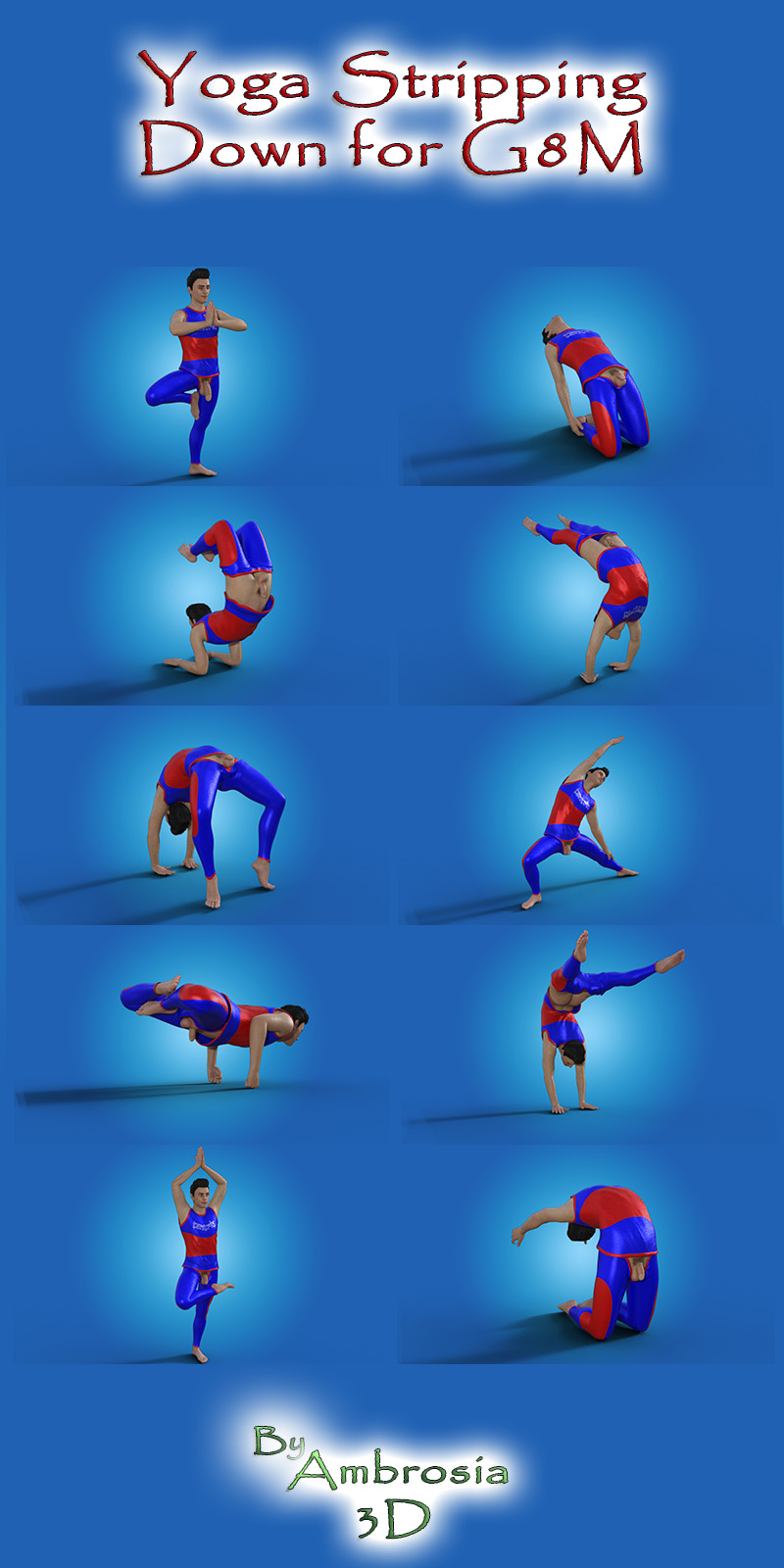 Ambrosia3d Yoga Stripping Down G8M