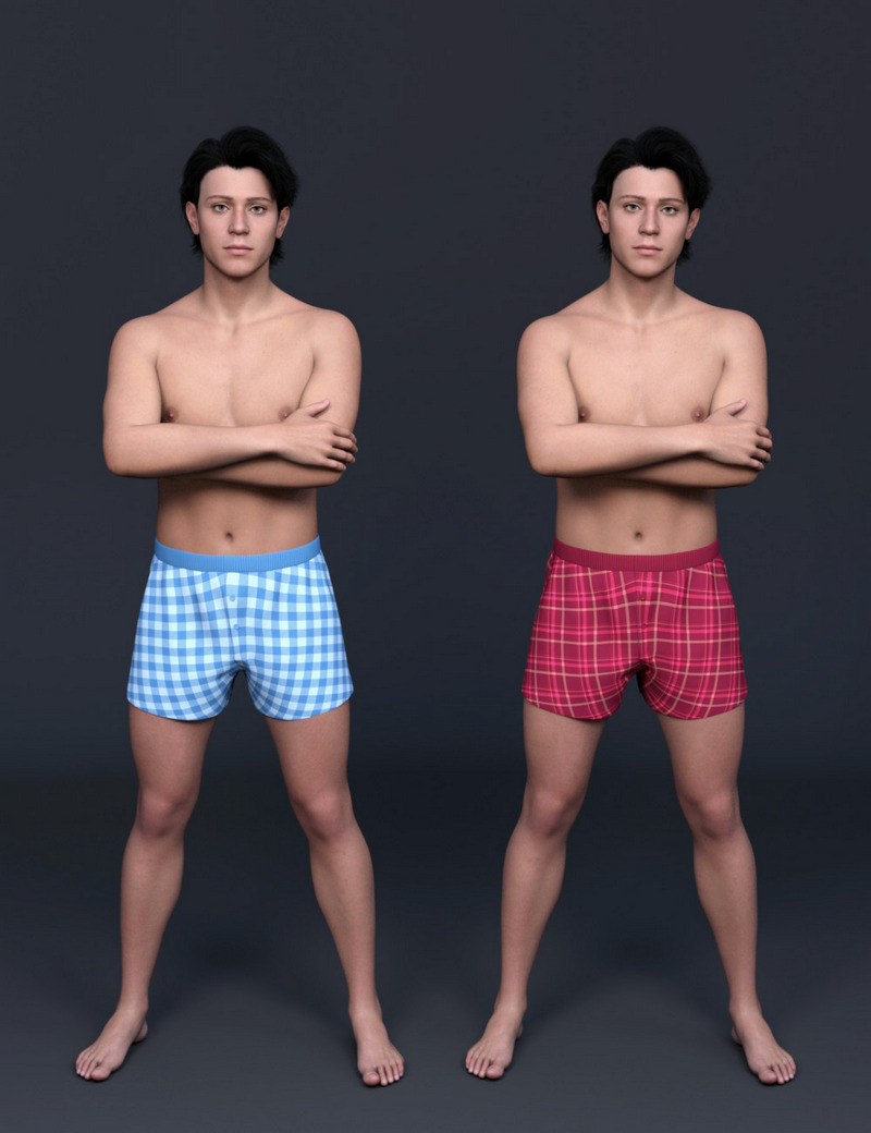 Urban Style Boxers Add On For Intimates For Genesis 8 Males