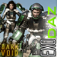 Dark Void Exo Suits And Docking Bay BUNDLE DS