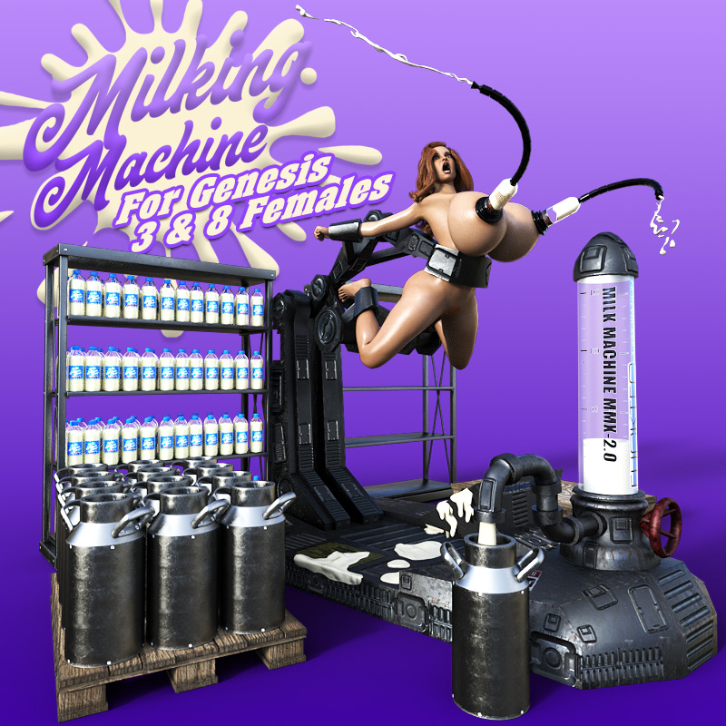 Renderotica - Milking-Machine-for-G3F-G8F