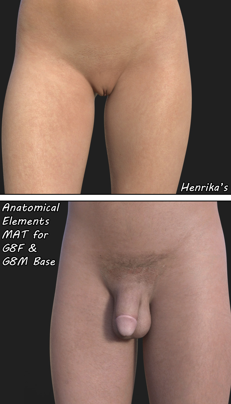 G8F and G8M Base Genital MATs