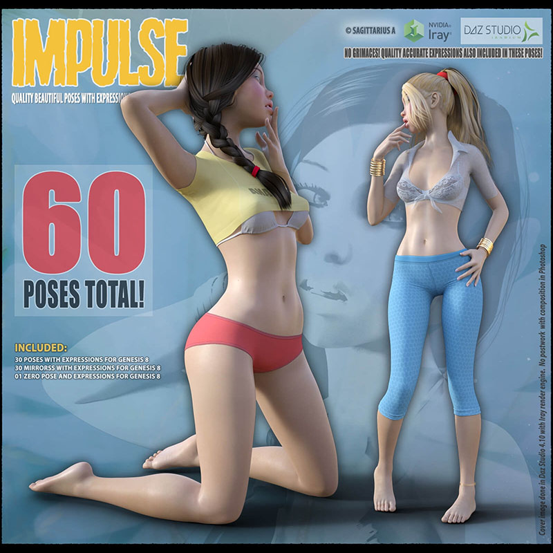 Impulse - poses for Genesis 8